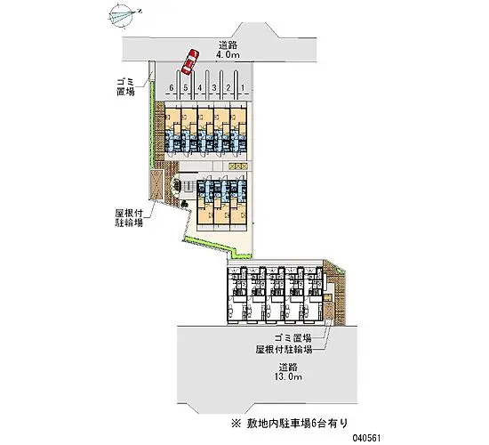 ★手数料０円★名古屋市熱田区野立町１丁目　月極駐車場（LP）